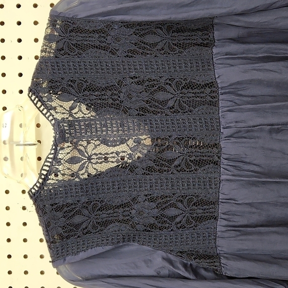 BELLAMBRA 100% pure silk NWT women's size large navy - Picture 7 of 8